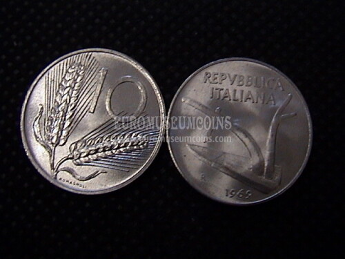 1969 Italia 10 Lire FDC 