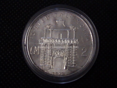 1973 Malta 2 Pounds in argento Il Bieb Tal-Imdina