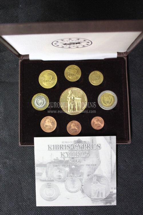 2004 Cipro serie prova euro coins  