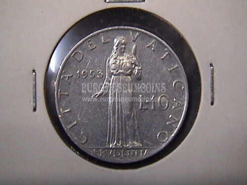 1953 Vaticano 10 Lire  