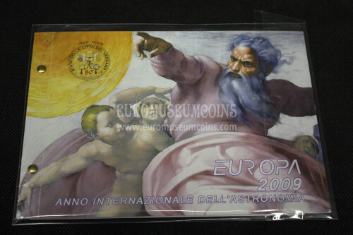2009 Vaticano Europa Anno Astronomia busta filatelico numismatica
