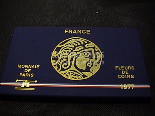 1977 Francia divisionale FDC in confezione ufficiale