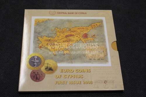 2008 Cipro divisionale FDC in confezione ufficiale