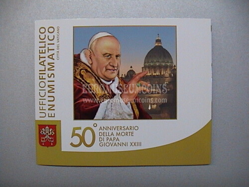 2013 Folder Vaticano 50° Anniversario della Morte di Papa Giovanni XXIII