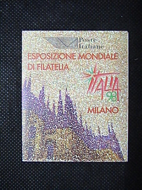 1998 Italia Libretto Esposizione Mondiale Filatelia Milano