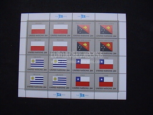 1984 Nazioni Unite Bandiere degli Stati Membri BF New York
