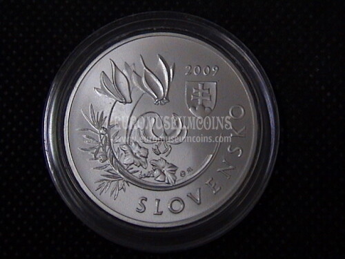 Slovacchia 2009 20 Euro FDC in argento Parco Nazionale di Fatra