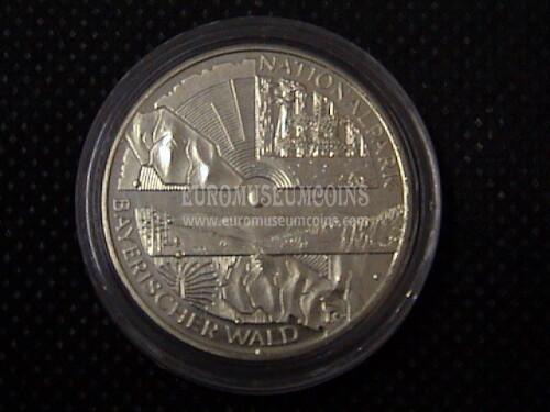 2005 Germania Foresta Bavarese 10 Euro FDC in argento 