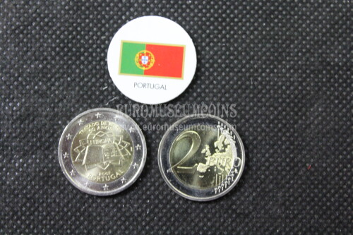 Portogallo 2007 Trattati di Roma 2 Euro commemorativo ToR