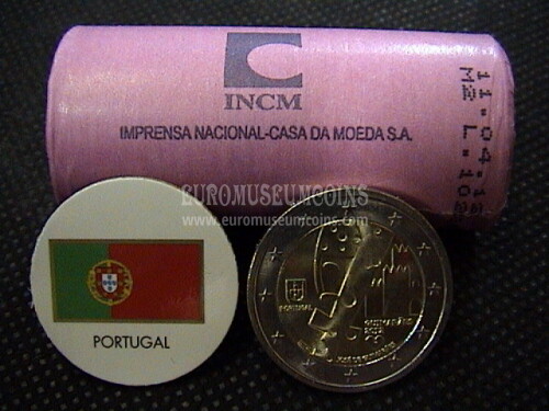 Portogallo 2012 Guimaraes 2 Euro commemorativo