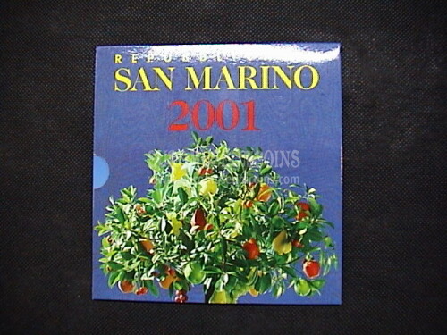 2001 San Marino divisionale Lire FDC 