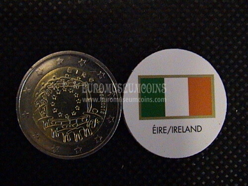 Irlanda 2015 Bandiera U.E. 2 Euro commemorativo