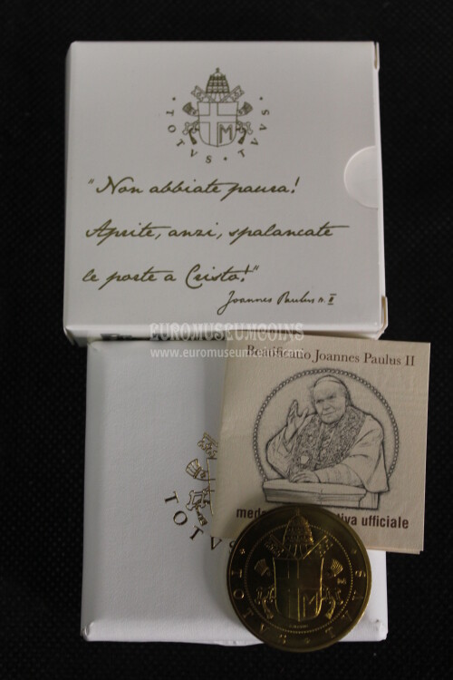 2011 Italia Medaglia Beatificazione Giovanni Paolo II