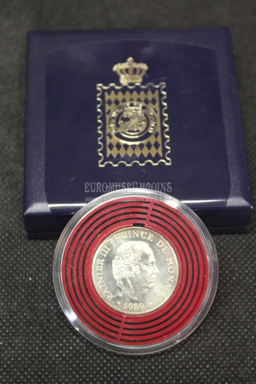 1989 Monaco 100 Franchi Ranieri III  in argento