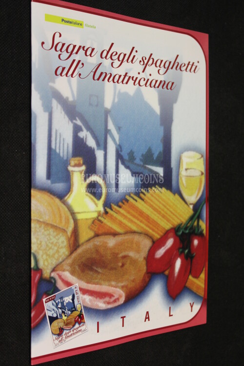 2008 Italia Folder Sagra degli spaghetti all'Amatriciana