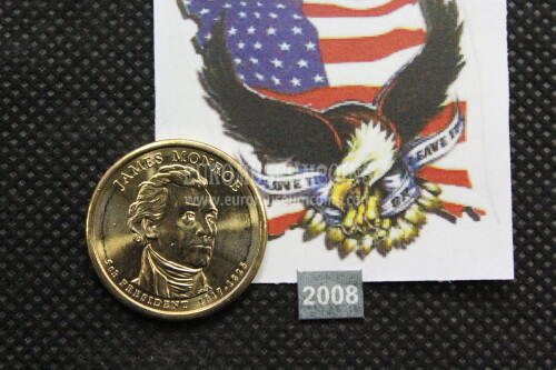 2008 Stati Uniti James Monroe zecca P dollaro Presidenti