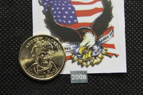 2008 Stati Uniti Andrew Jackson zecca P dollaro Presidenti