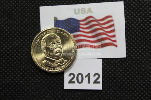 2012 Stati Uniti Grover Cleveland zecca D dollaro Presidenti 1° mandato