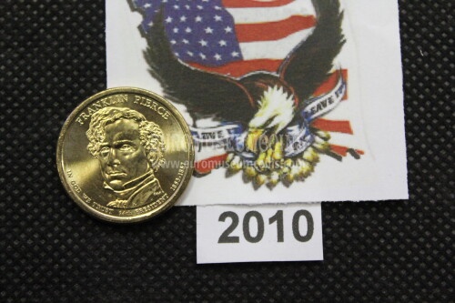 2010 Stati Uniti Franklin Pierce zecca P dollaro Presidenti   