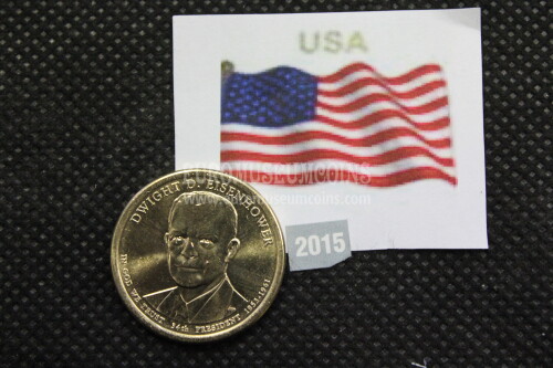 2015 Stati Uniti Dwight D. Eisenhower zecca P dollaro Presidenti   