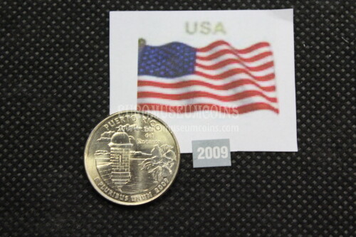 2009 Stati Uniti Puerto Rico zecca D quarto di dollaro Stati 
