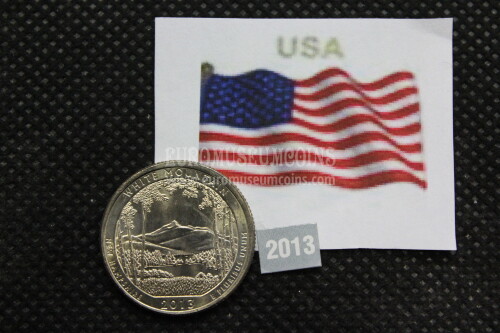2013 Stati Uniti White Mountain zecca D quarto di dollaro Parchi