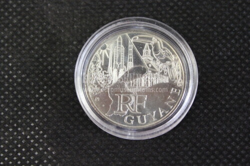 2011 Francia 10 Euro FDC in argento Guyane
