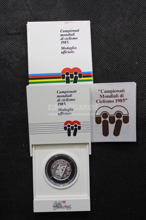 1985 Italia Mondiali di Ciclismo medaglia in argento