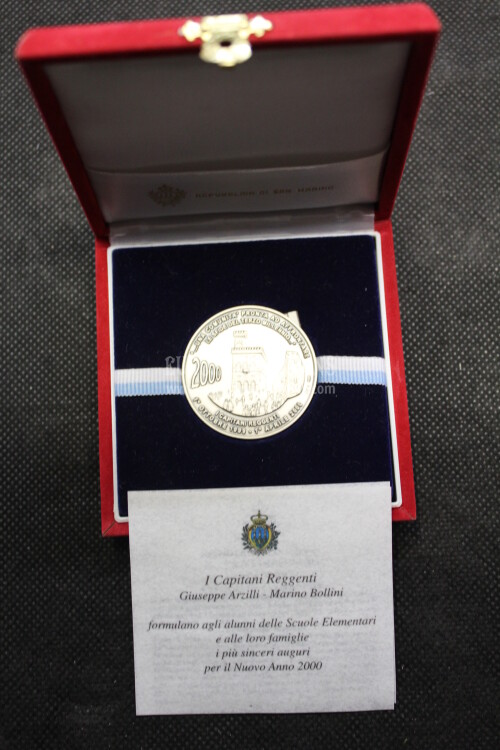 2000 San Marino Nuovo Anno medaglia in argento