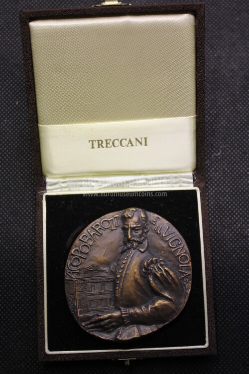 Iacopo Barozzi detto Vignola medaglia in bronzo