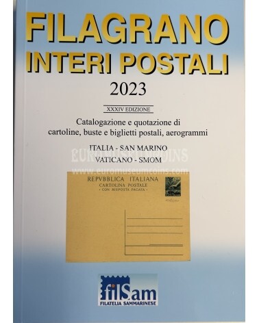 2023 Catalogo Filagrano Interi Postali