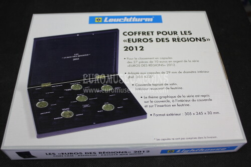 Cofanetto per i 10 euro delle Regioni Francesi 2012