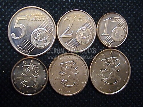 2007 tris centesimi di euro Finlandia