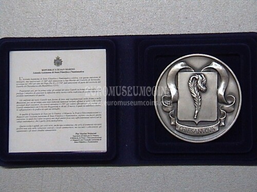 2003 San Marino Castello di Chiesanuova medaglia in argento