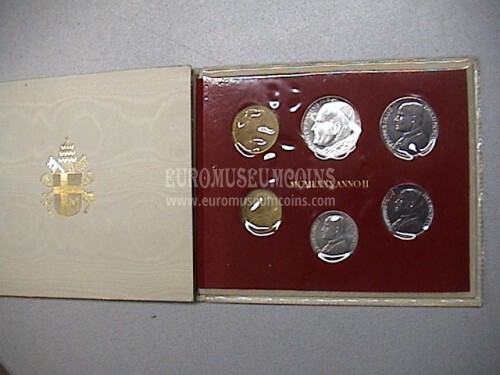 1980 Vaticano monete singole FDC Anno II - 2