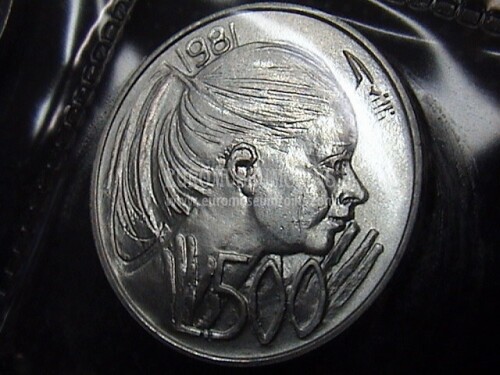 1981 San Marino 500 Lire Pace in argento