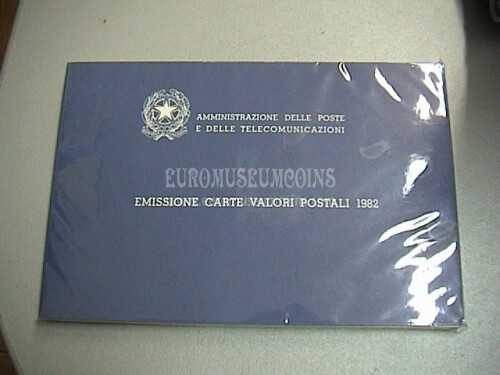 1982 LIBRO ANNUALE FRANCOBOLLI ITALIA
