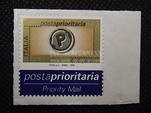 2004 Italia 0,80 euro Tipo A francobollo Prioritario
