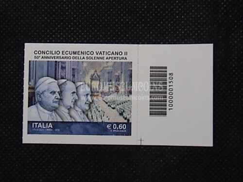2012 Concilio Ecumenico Vaticano 1v. codice a barre