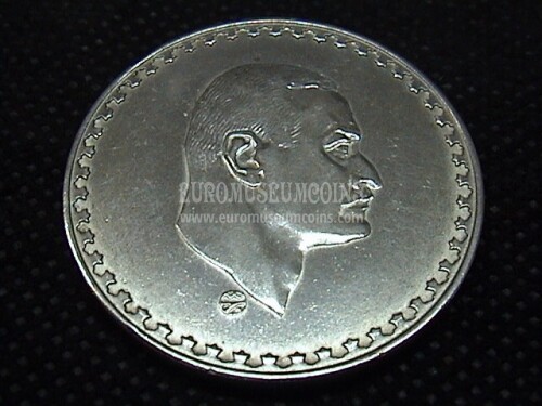 1960 Egitto 1 Pound Nasser argento
