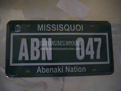 Stati Uniti d' America Missisquoi Targa auto da collezione 
