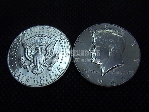 1966 Stati Uniti half dollar Kennedy in argento FDC