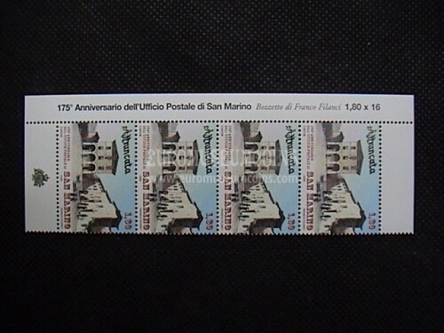 2008 San Marino : primo ufficio postale RSM ( francobolli con Stemma RSM )