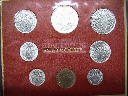 1975 Vaticano monete singole FDC Anno Anno Santo