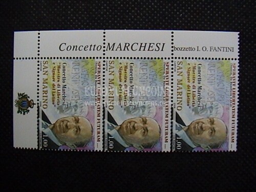 2008 San Marino : Concetto Marchesi ( francobolli con Stemma RSM )