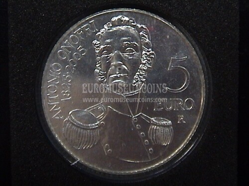 2005 San Marino 5 Euro Onofri FDC in argento  