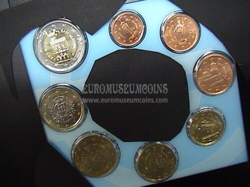 2004 serie completa 8 monete euro San Marino