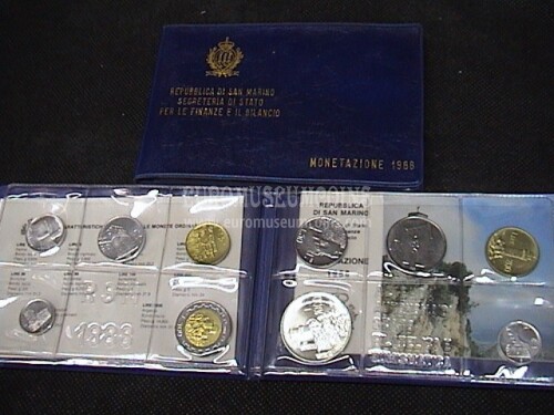 San Marino monete singole 1988