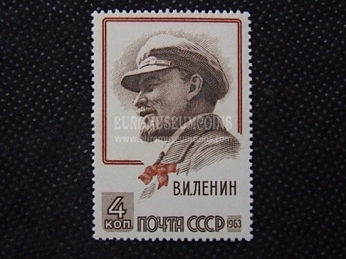 1963 U.R.S.S.francobollo Lenin1 valore