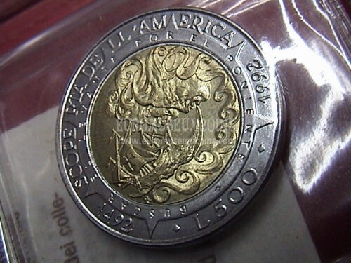 1992 San Marino 500 Lire Scoperta dell' America